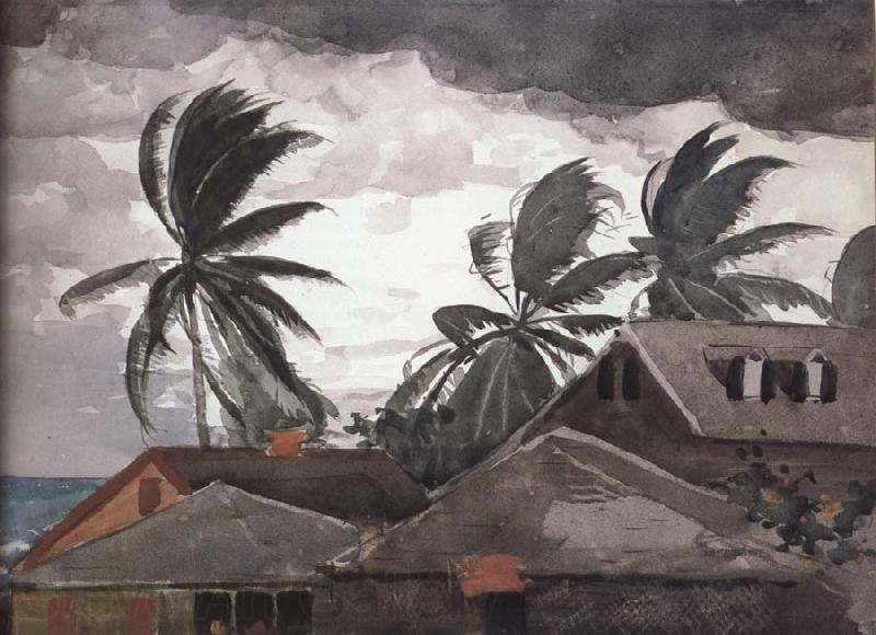 Winslow Homer Ouragan aux Bahamas Spain oil painting art